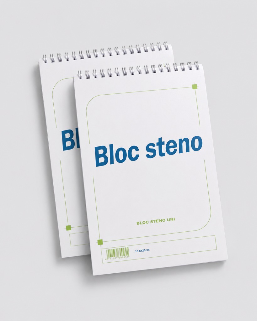 Bloc sténo orange