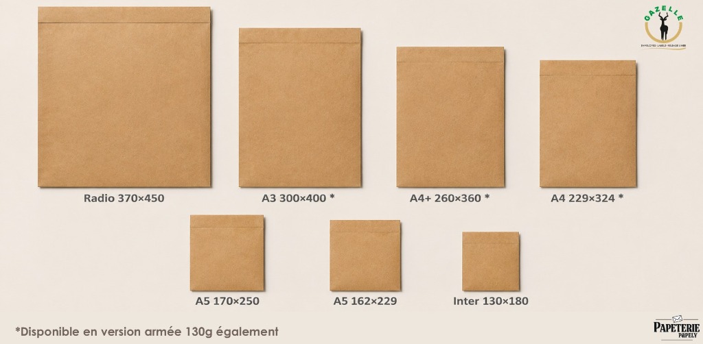 Pochettes kraft