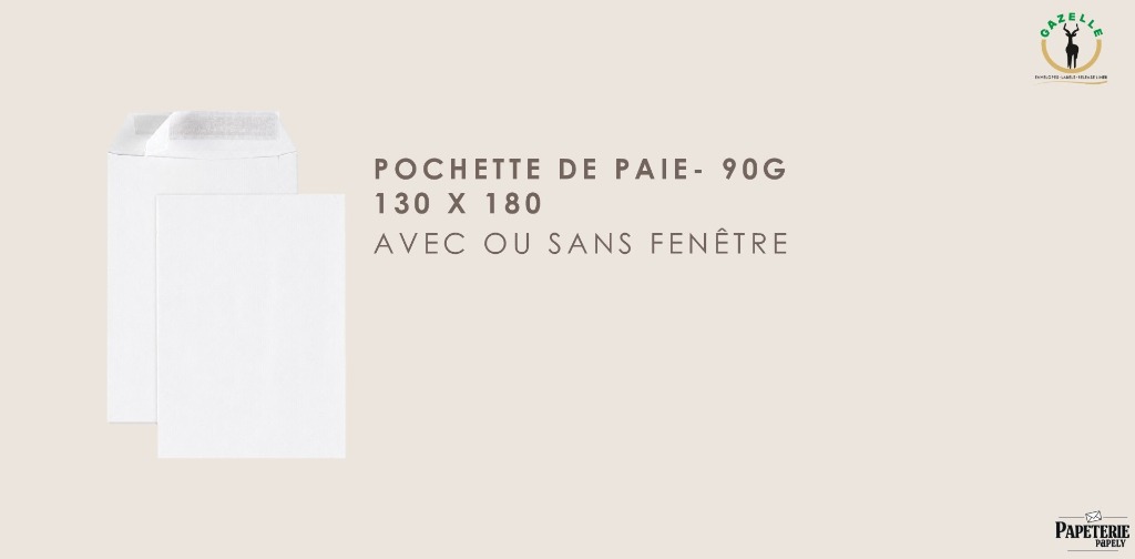 Pochettes de paie